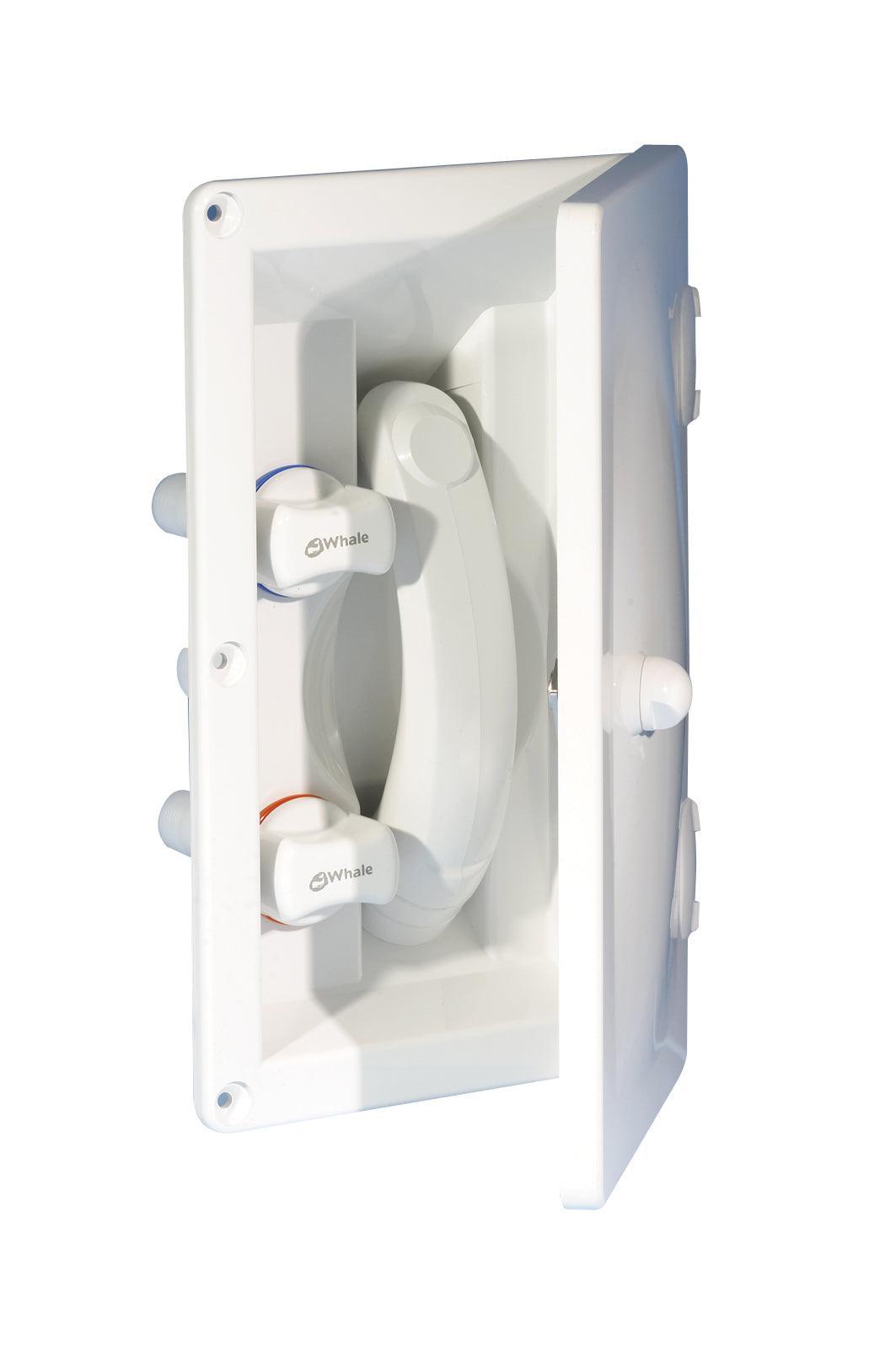 Swim n Rinse - Transom Shower - hot and cold mixer - with cover - 4Boats