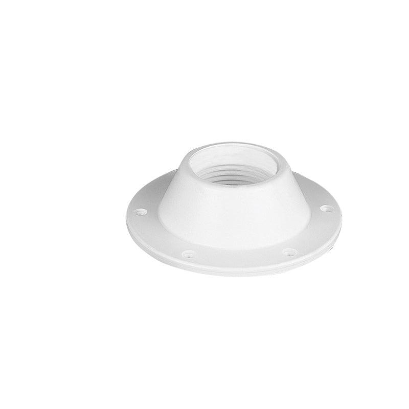 Table Bottom Plate, Deck-mount, ?190mm-?.55mm, White - 4Boats