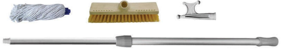 Telescopic Boat Hook with Washing Kit - 4Boats