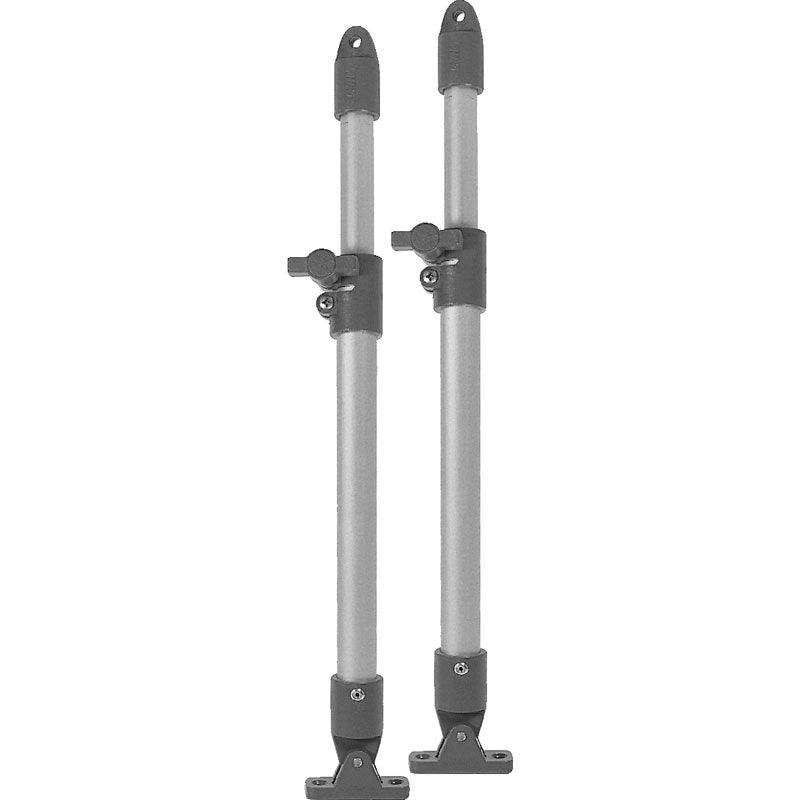 Telescopic canopy support W.deck hinge - 4Boats