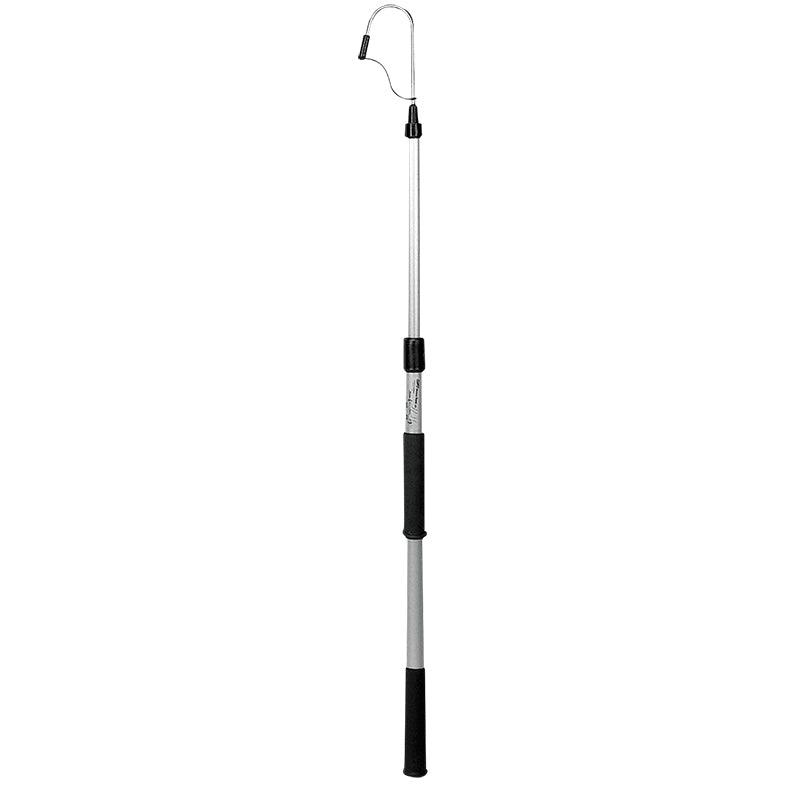 Telescopic Gaff w/ Anod. Alumin. Pole ?30mm, L.830-1240mm & Inox Hook ?8mmxW.70mm - 4Boats