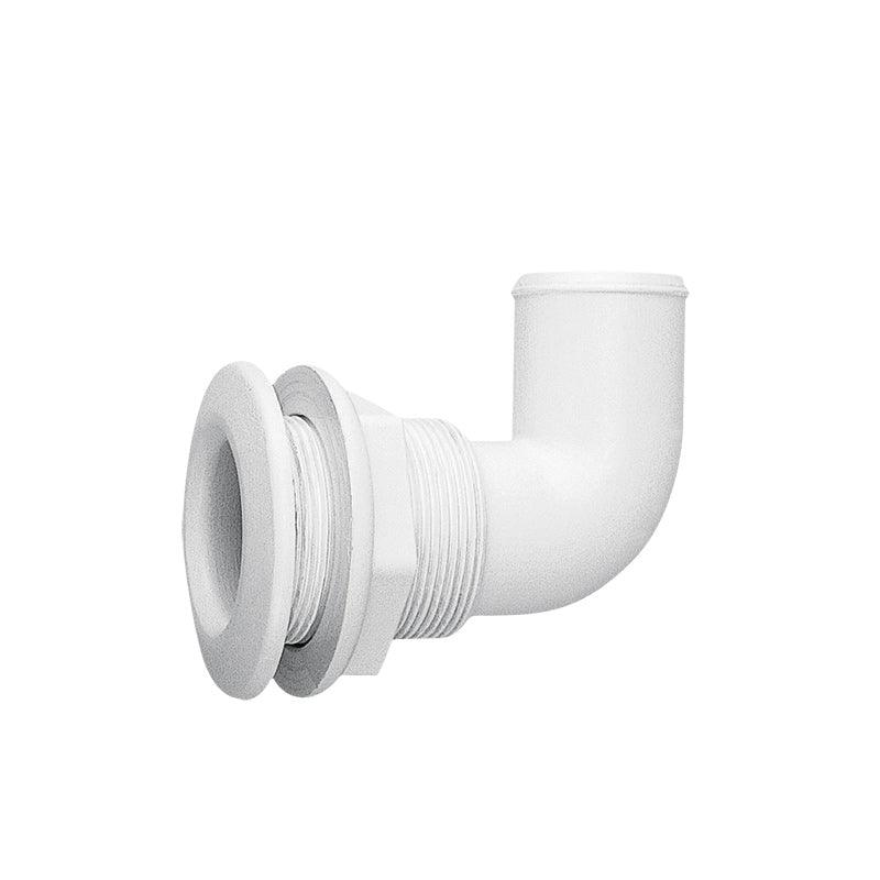 Thru-Hull Elbow 90§, for Hose ?25mm, PA, White - 4Boats