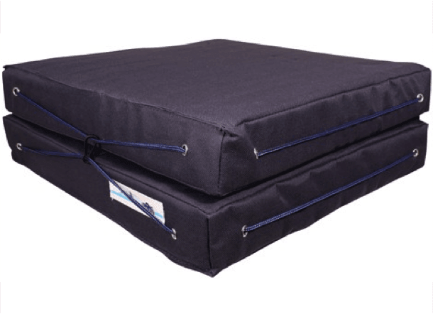 Trem Waterproof Blue Folding Cushions - Colour Blue - 4Boats