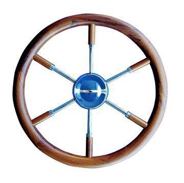 Type 17 Teak Steering Wheel - 4Boats