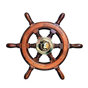 Type 4 Teak Steering Wheel - 4Boats