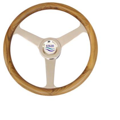 Type 50 Teak Steering Wheel - 4Boats