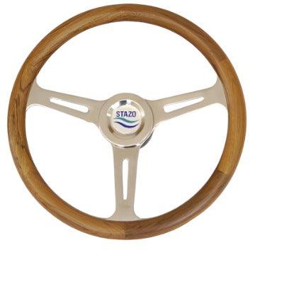 Type 57 Teak Steering Wheel - 4Boats