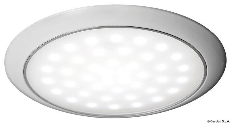 Ultra-Flat LED Light White Ring Nut 12/24 V 3 W - 4Boats