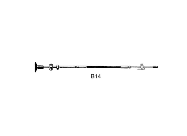 Ultraflex B14 Stop/Choke/Release Control Cables c/w Fitting Kit - 23 Sizes - 4Boats