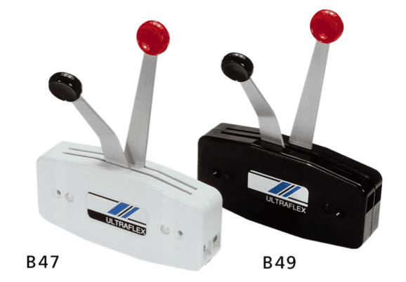 Ultraflex B47/49 Twin Lever Side Mount Control - 4Boats