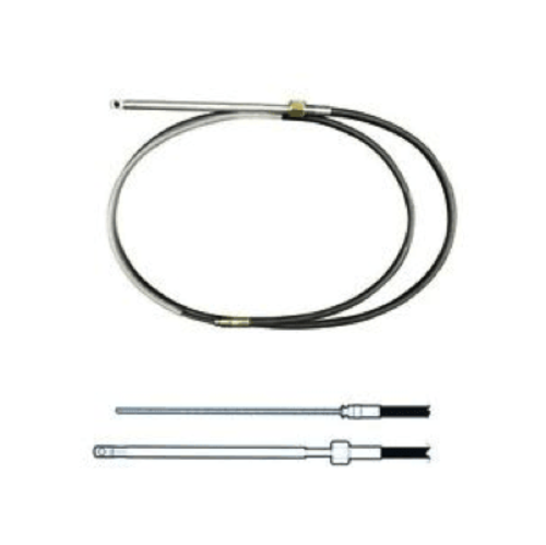 Uflex M66X12 Rotary Replacement Steering Cable - 12 Foot Marine Boat Steering Cable