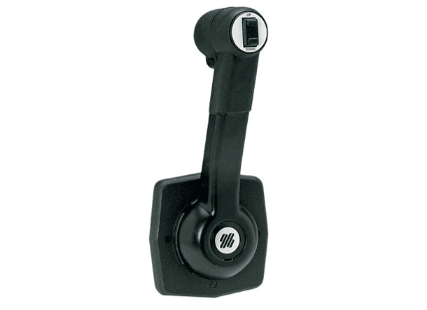 Ultraflex Single Lever + Trim MB Side Mount Control - Positive Lock-In Neutral and Trim Switch - 4Boats