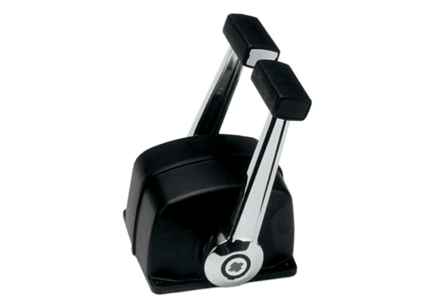 Ultraflex Twin Lever Top Mount Engine Control - Black - 4Boats