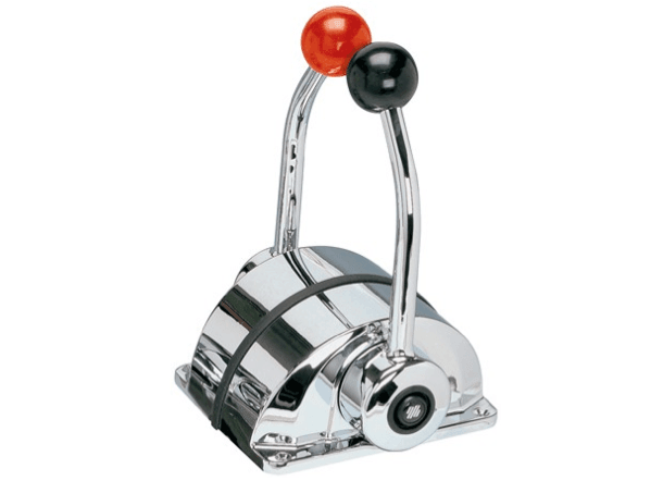 Ultraflex Two Lever Control Throttle & Gear - Chrome or Black - 4Boats