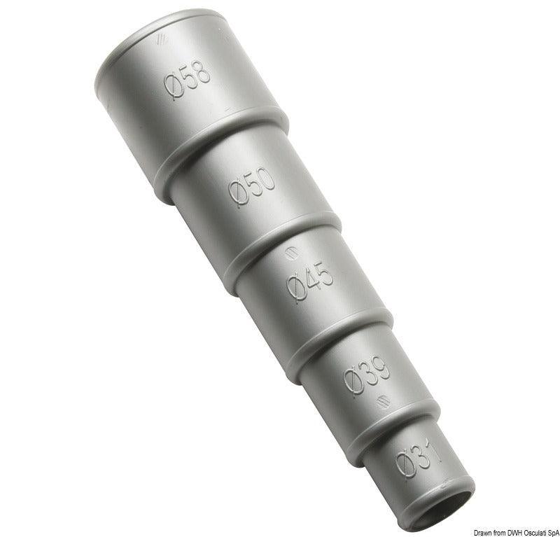 Universal Adapter with Hose Adapter-31/39/45/50/58 mm - 4Boats