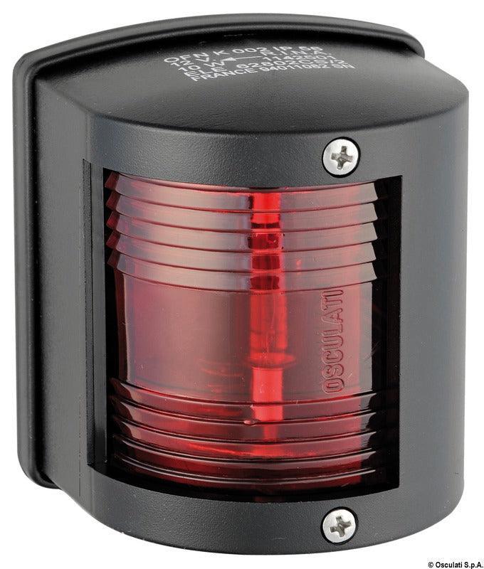 Utility 77 Navigation Lights-112,5° left red-Black - 4Boats