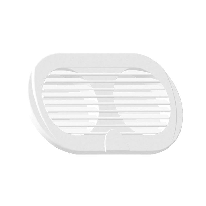 Vent. Shaft Grilles, Double, ?3'', 195x105mm, White - 4Boats