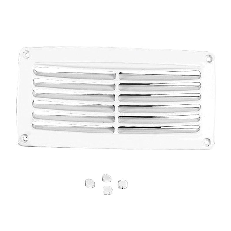 Ventilation Shaft Grilles Cover, 206x105,4x16mm, White - 4Boats