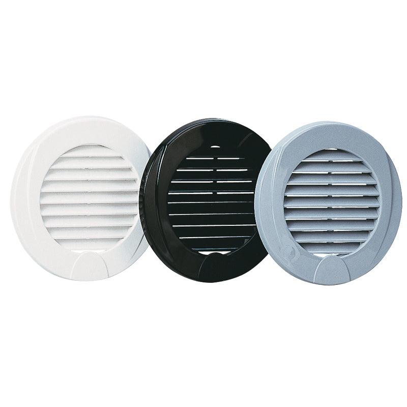 Ventilation Shaft Grilles Cover, ?76mm, Black - 4Boats