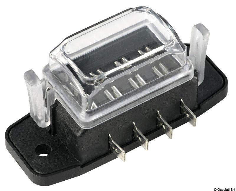 Watertight Blade Fuse Holder Box 4 Housings - 4Boats