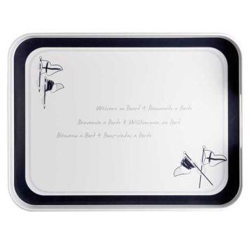 Welcome Rectangular Tray - 4Boats