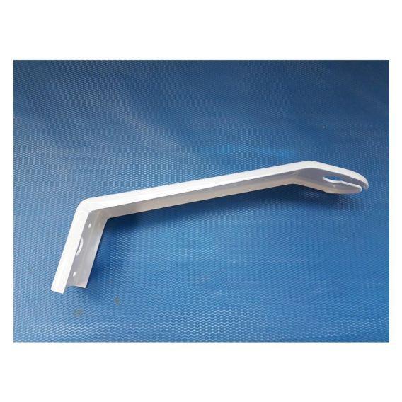 WHITE 90 ° ALUMINIUM BRACKET - 4Boats