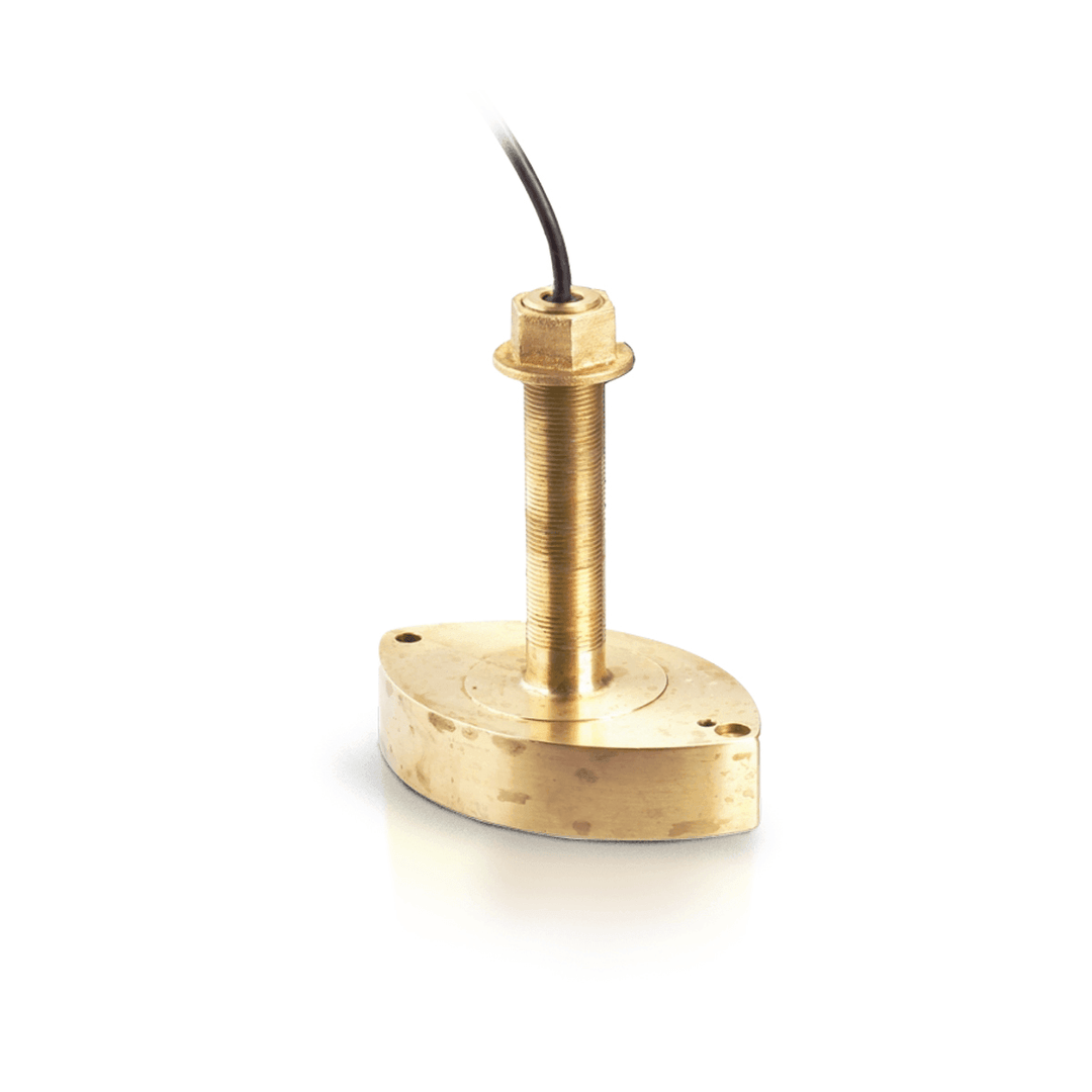 XTH 9 20 - Bronze Stainless Thru Hull DualBeam Transducer - 4Boats