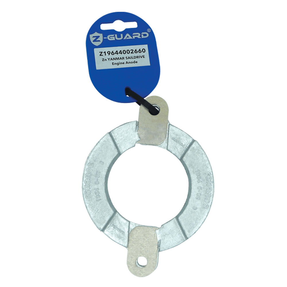 Zinc Engine Anode Yanmar Sail Drive With Adaptor Ring - 4Boats