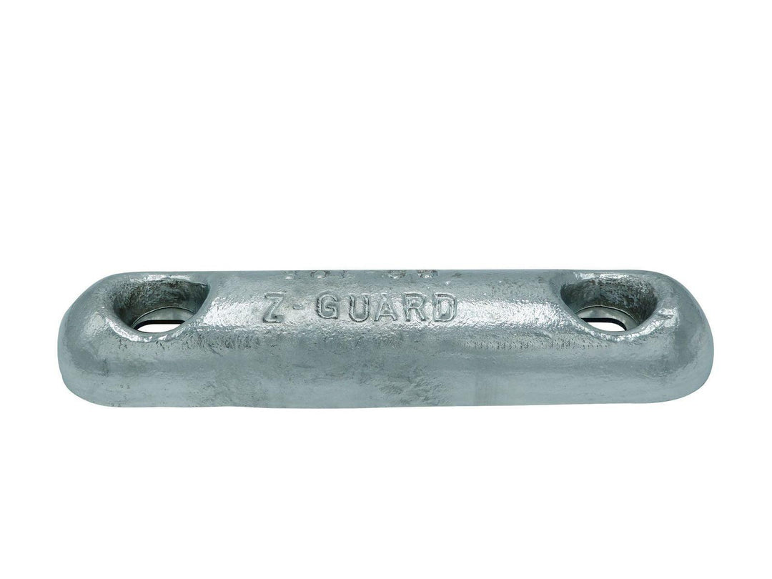 Zinc Hull Anode 4 KGS NOM NET WEIGHT 200 MM BOLT CENTRES - 4Boats