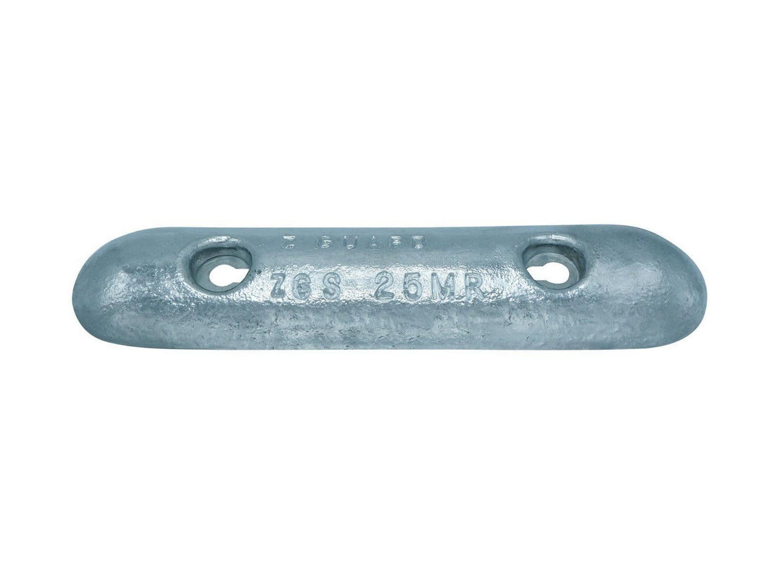 Zinc Hull Anode 6.6 KGS NOM NET WEIGHT 229 MM BOLT CENTRES - 4Boats