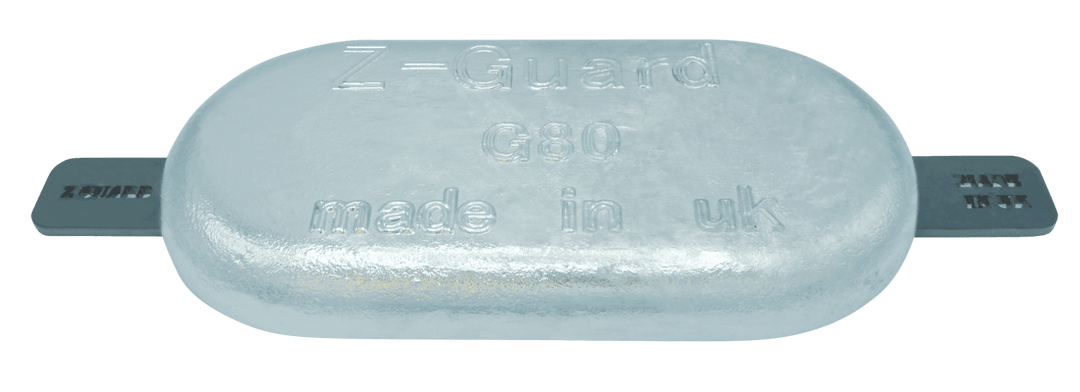 Zinc Hull Anode 8 KGS NOM NET WEIGHT - 4Boats